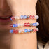 USA I | Bracelet Nations en verre sirène